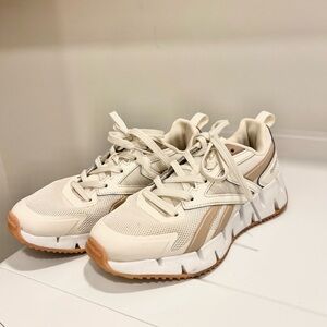 Reebok Cream White Zig Dynamica Sneakers